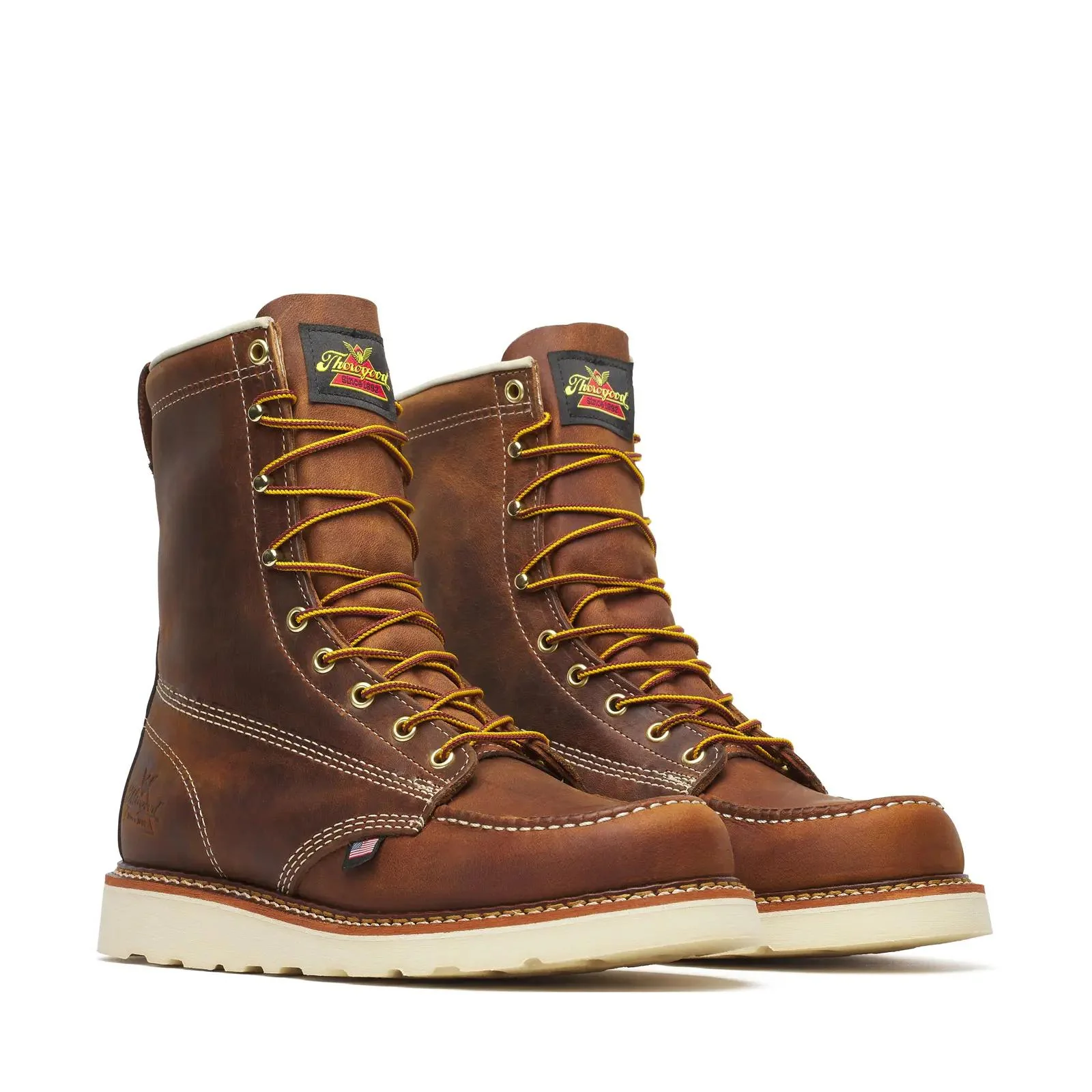 American Heritage 8" Moc Toe Boot Maxwear Wedge Trail Crazy Horse - Image 2