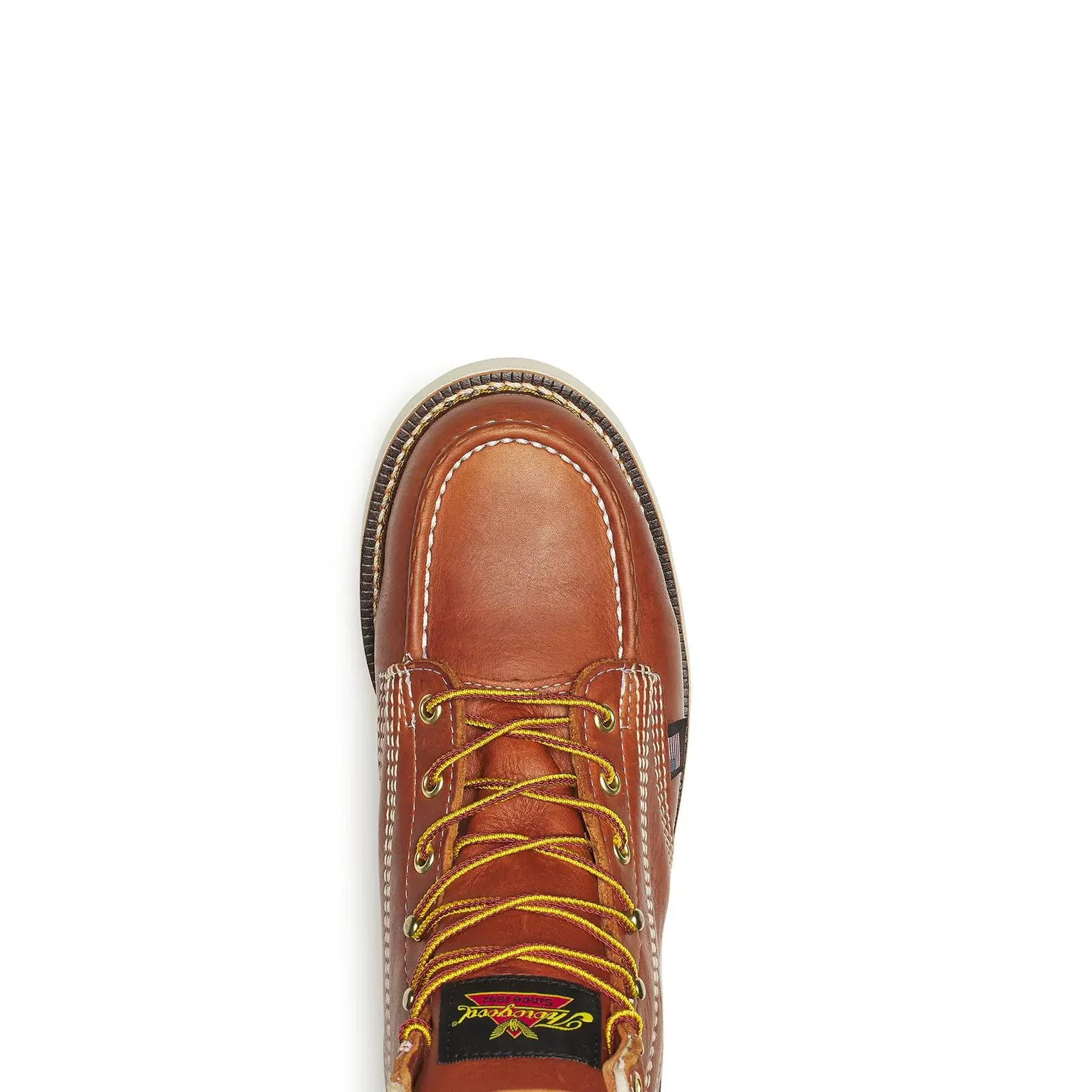 American Heritage 6" Moc Toe Boot Maxwear Wedge Tobacco - Image 4