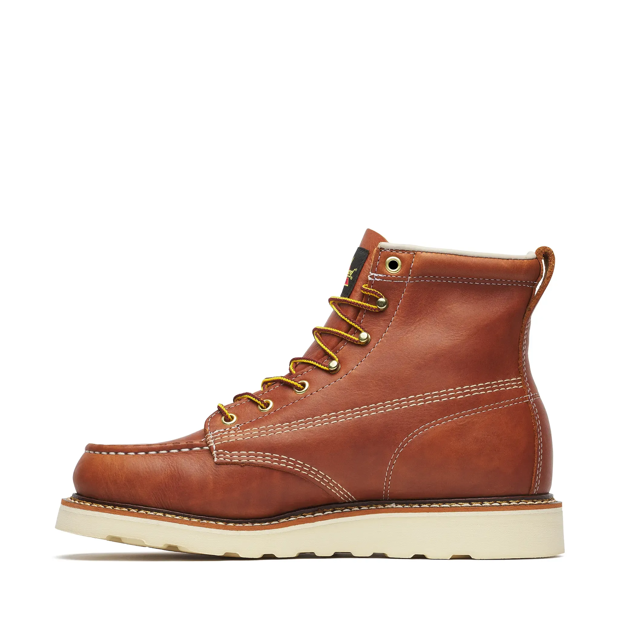 American Heritage 6" Moc Toe Boot Maxwear Wedge Tobacco - Image 5