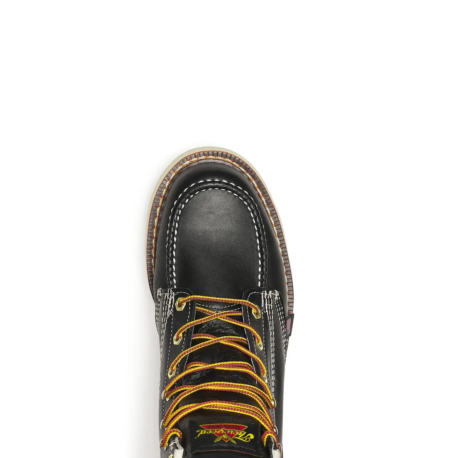 American Heritage 6" Moc Toe Boot Maxwear Wedge Black - Image 4