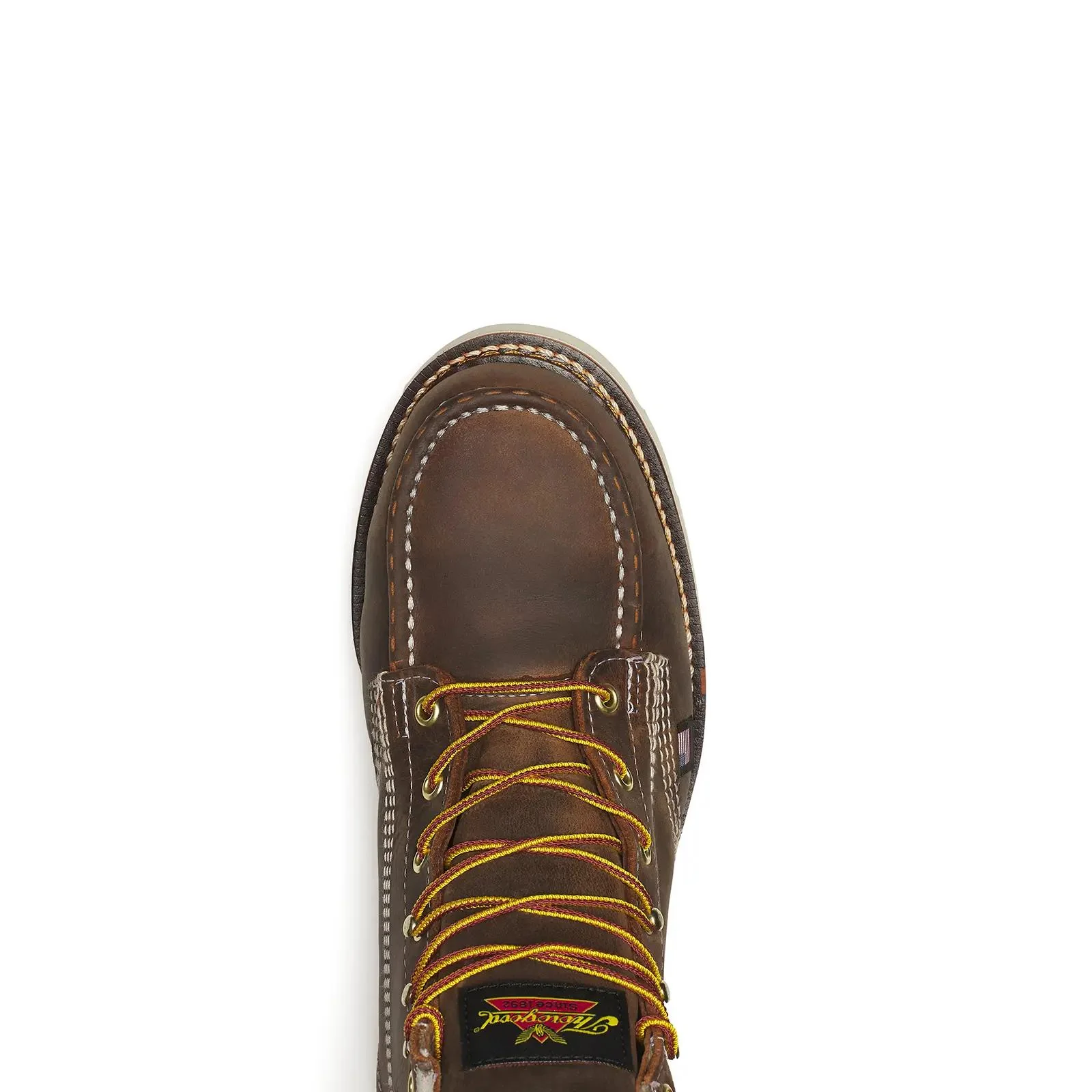 American Heritage 6" Steel-Toe Moc Toe Boot Maxwear 90 Trail Crazy Horse - Image 4