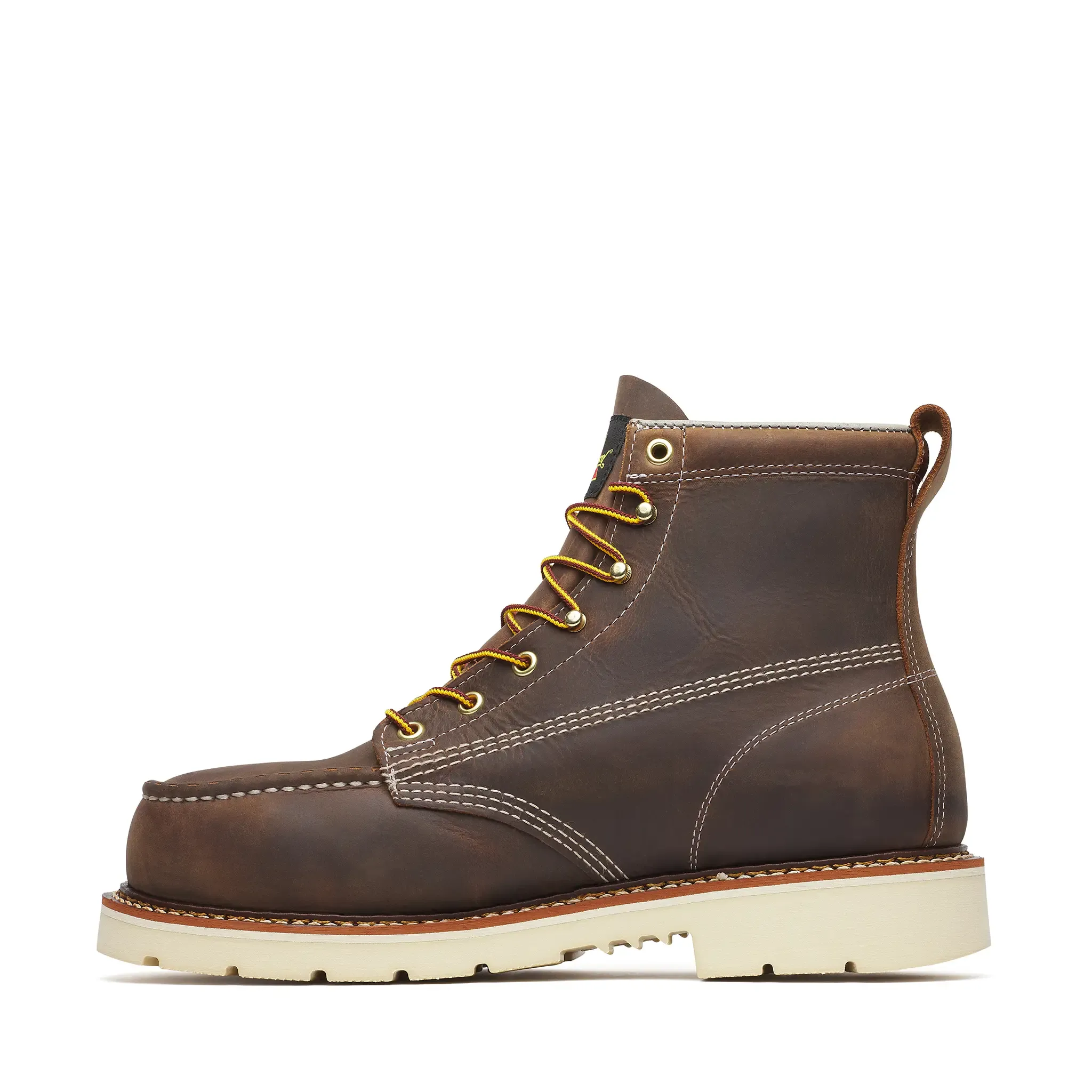 American Heritage 6" Steel-Toe Moc Toe Boot Maxwear 90 Trail Crazy Horse - Image 5
