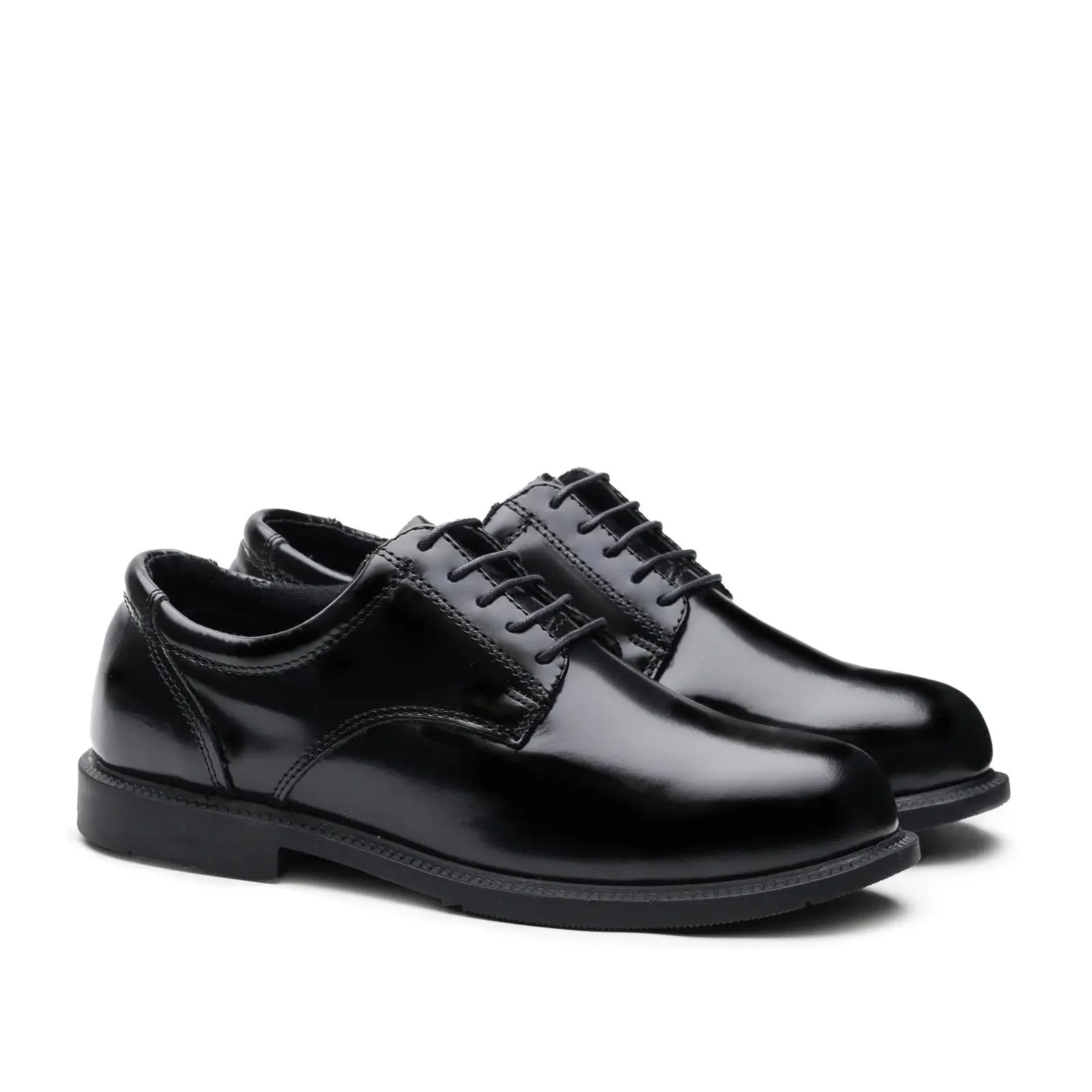 Leather Polishable Oxford Shoe Black - Image 2