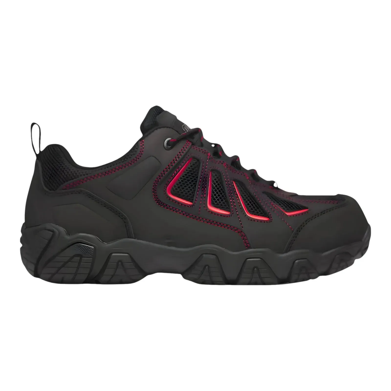 Crosstrex Series SD Ox Hiker Composite Toe Shoe Black Red