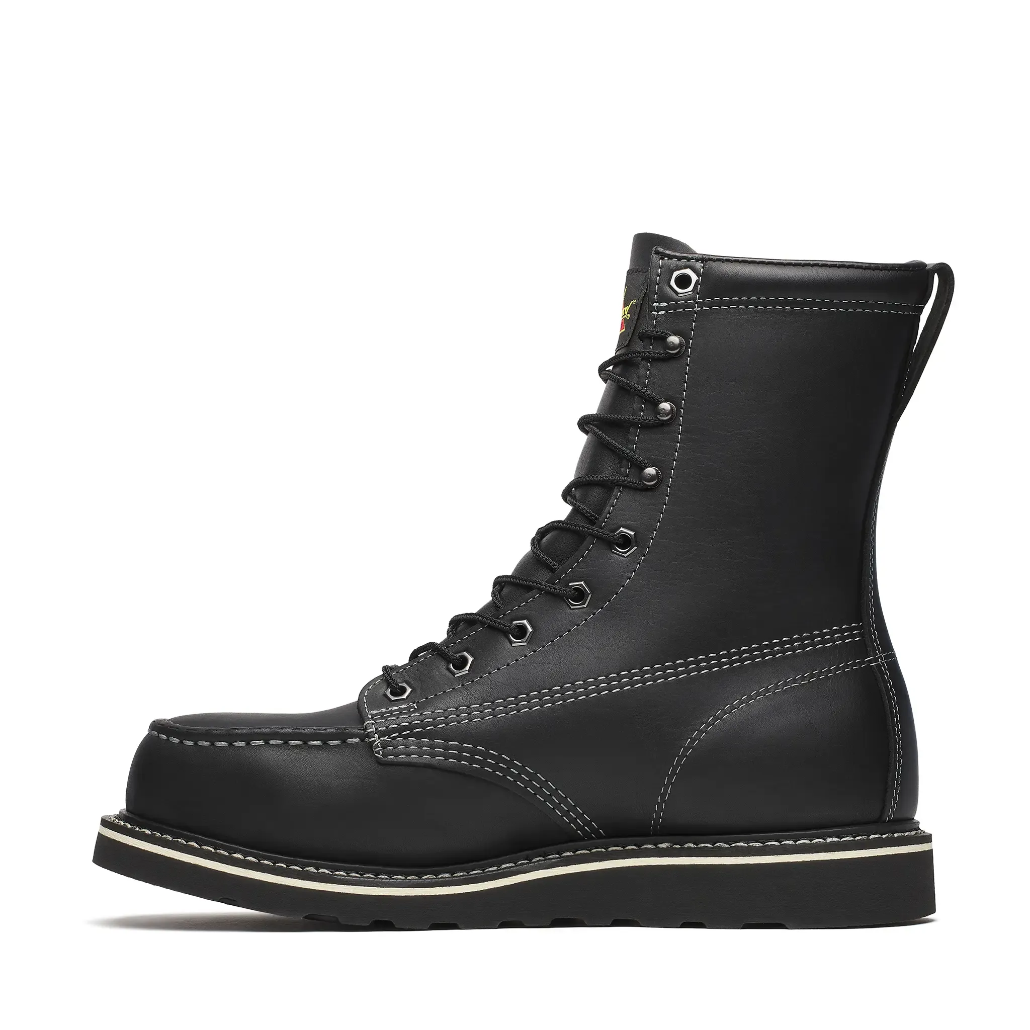 Midnight Series 8" Steel Toe Moc Toe Boot Black - Image 5