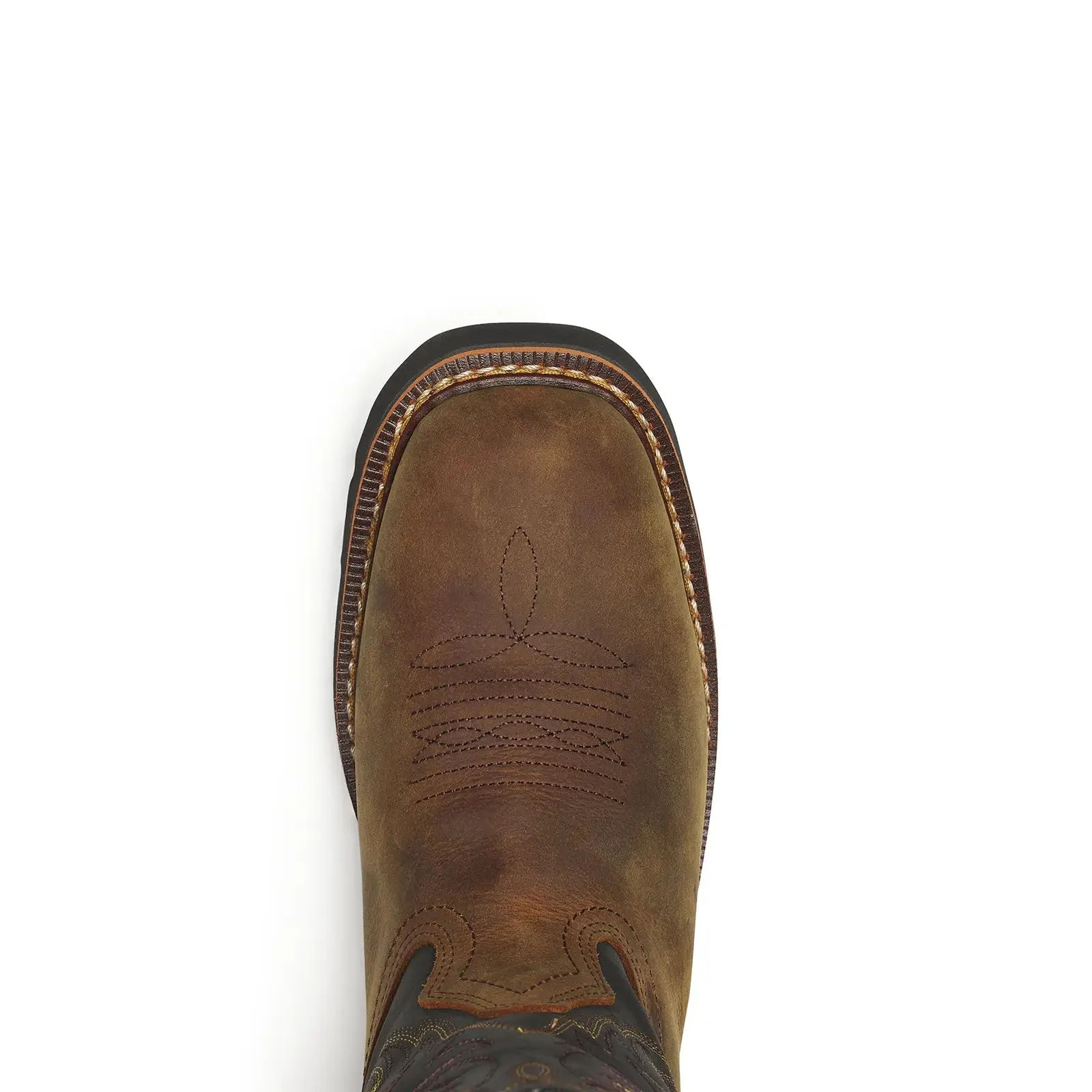 Square Toe WGTN 11" Waterproof Boot Crazy Horse Black - Image 4