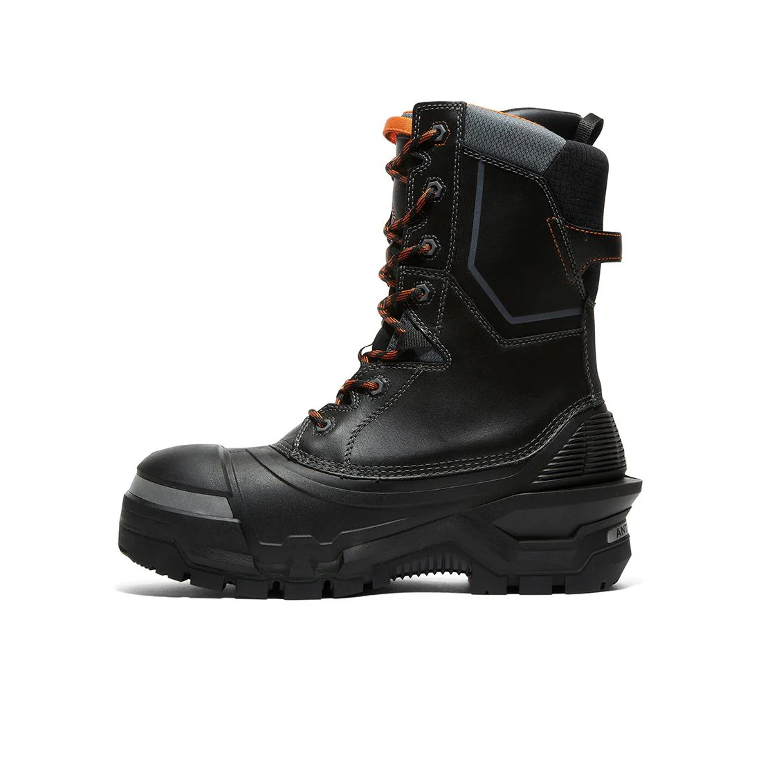 Pac Max 10-Inch Waterproof Composite-Toe Work Boot CSA Black/Orange - Image 8