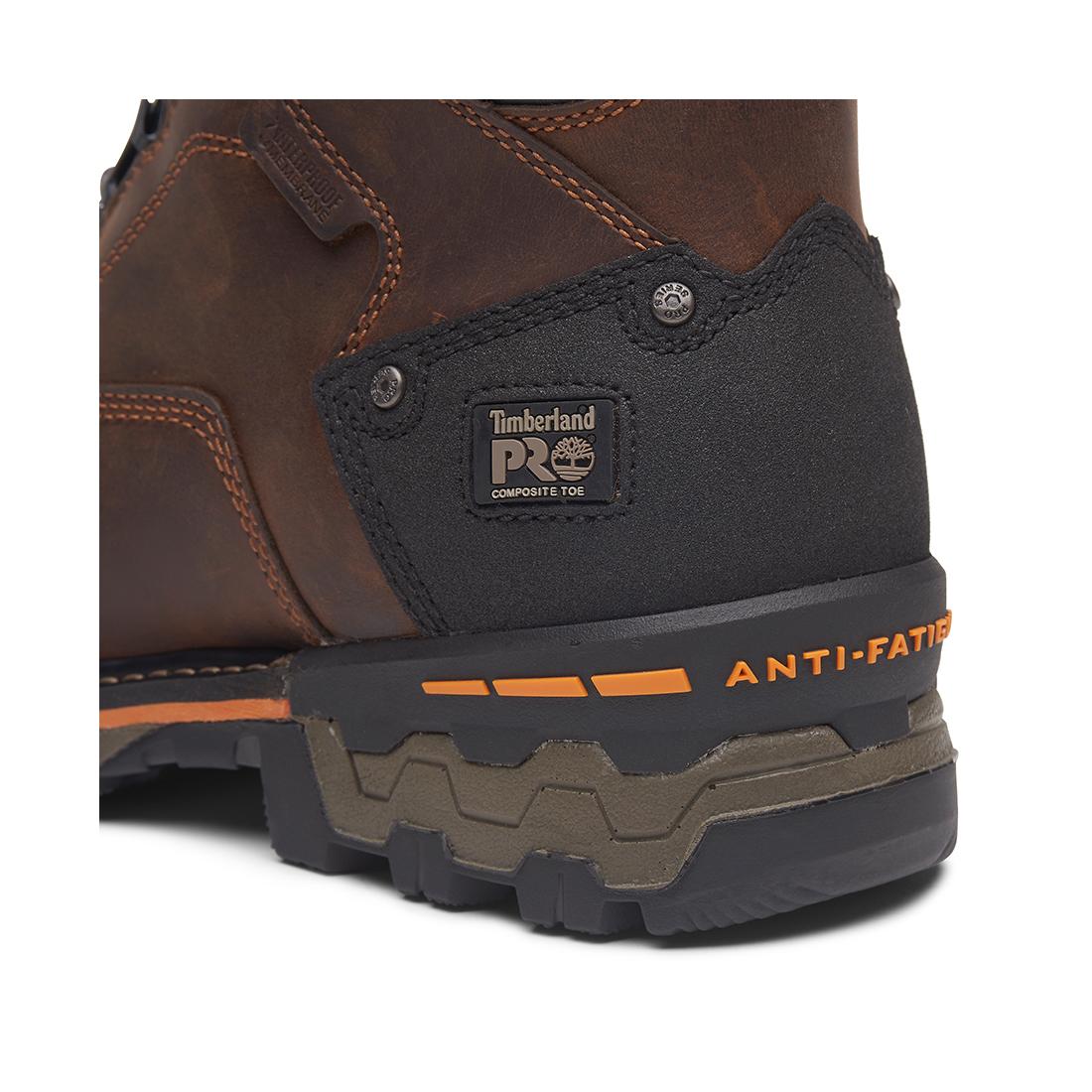 Boondock 6-Inch Waterproof Composite-Toe Work Boot Boa CSA Full Grain Medium Brown - Image 7