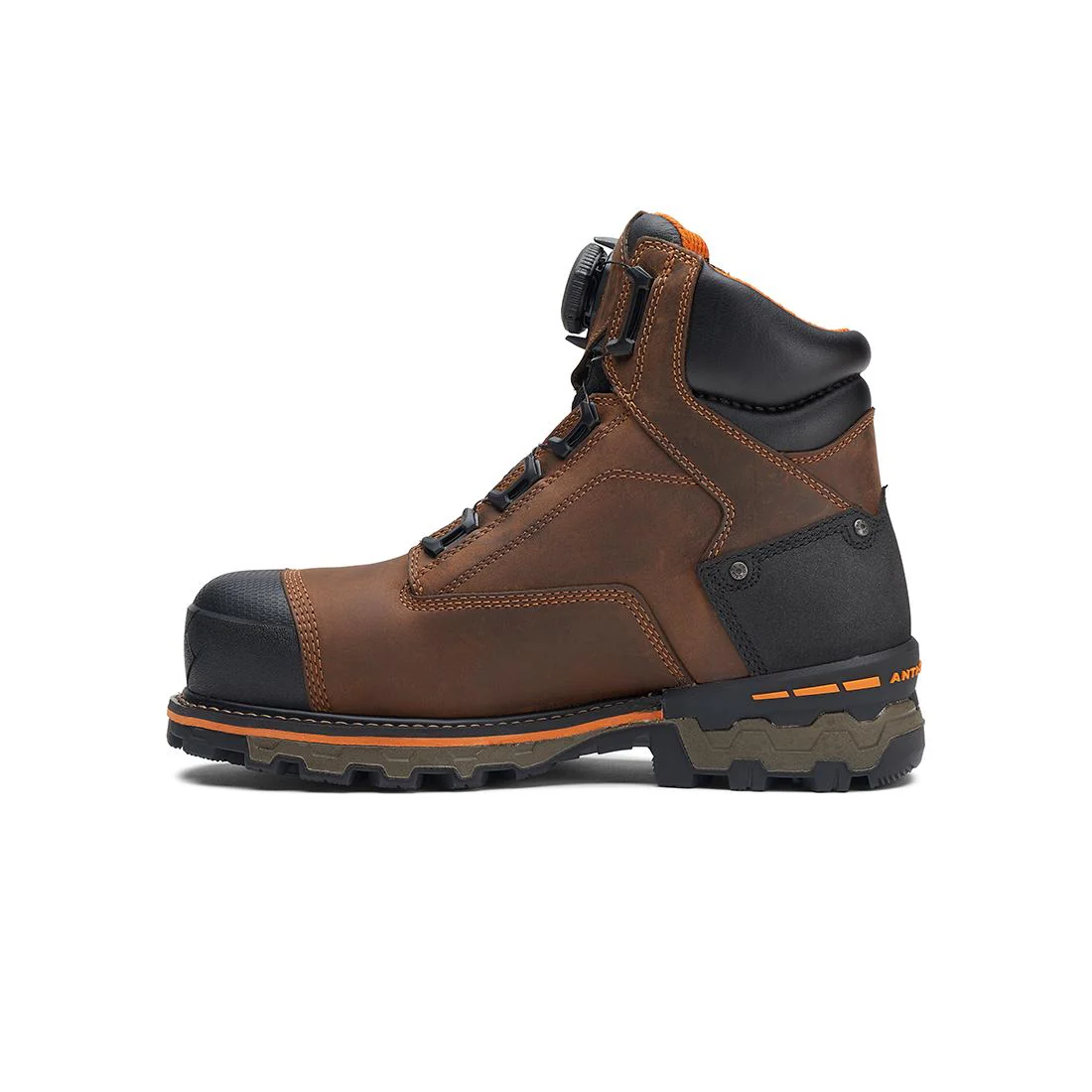 Boondock 6-Inch Waterproof Composite-Toe Work Boot Boa CSA Full Grain Medium Brown - Image 8