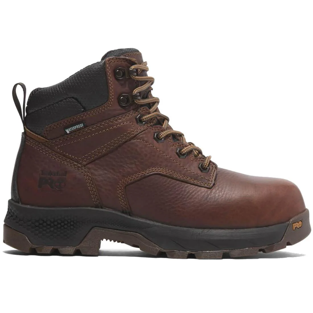 Titan EV Women’s Waterproof Composite Toe Insulated Work Boots – Coffee Brown