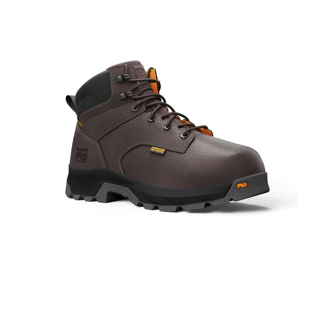 Titan® EV Women's Interanal Met Guard 6-Inch Composite-Toe Work Boot Brown - Image 2