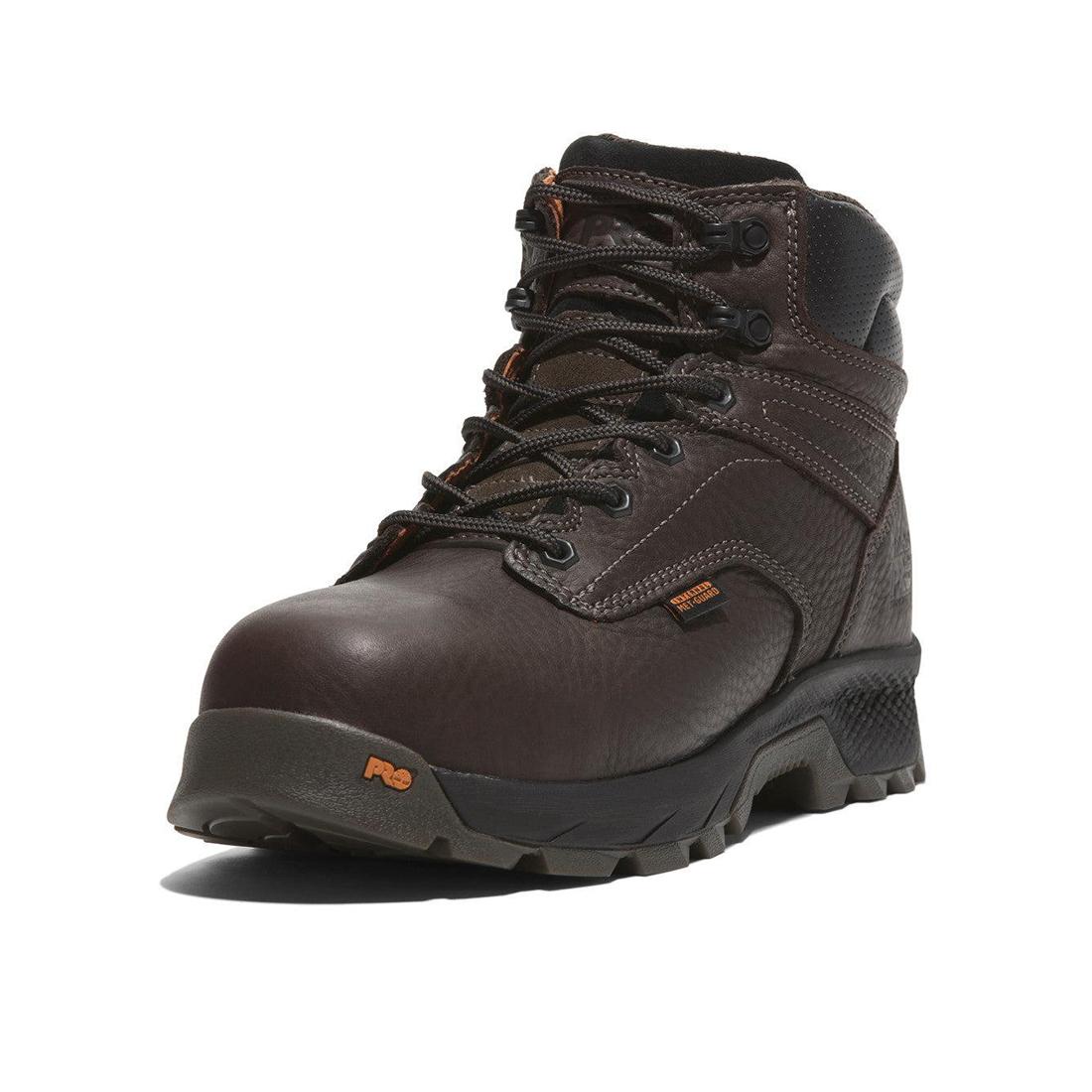 Titan® EV Women's Interanal Met Guard 6-Inch Composite-Toe Work Boot Brown - Image 6
