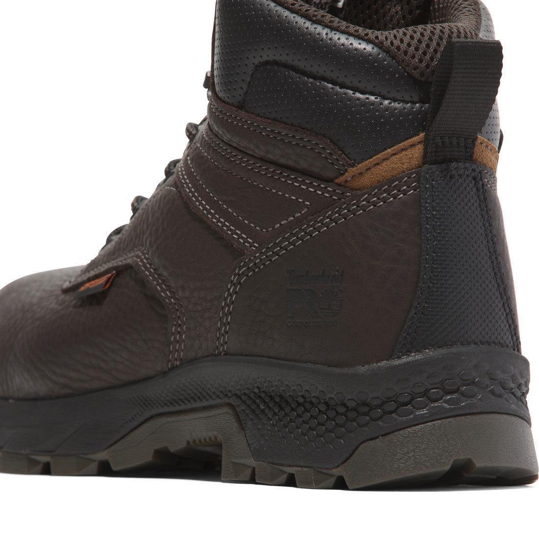 Titan® EV Women's Interanal Met Guard 6-Inch Composite-Toe Work Boot Brown - Image 9