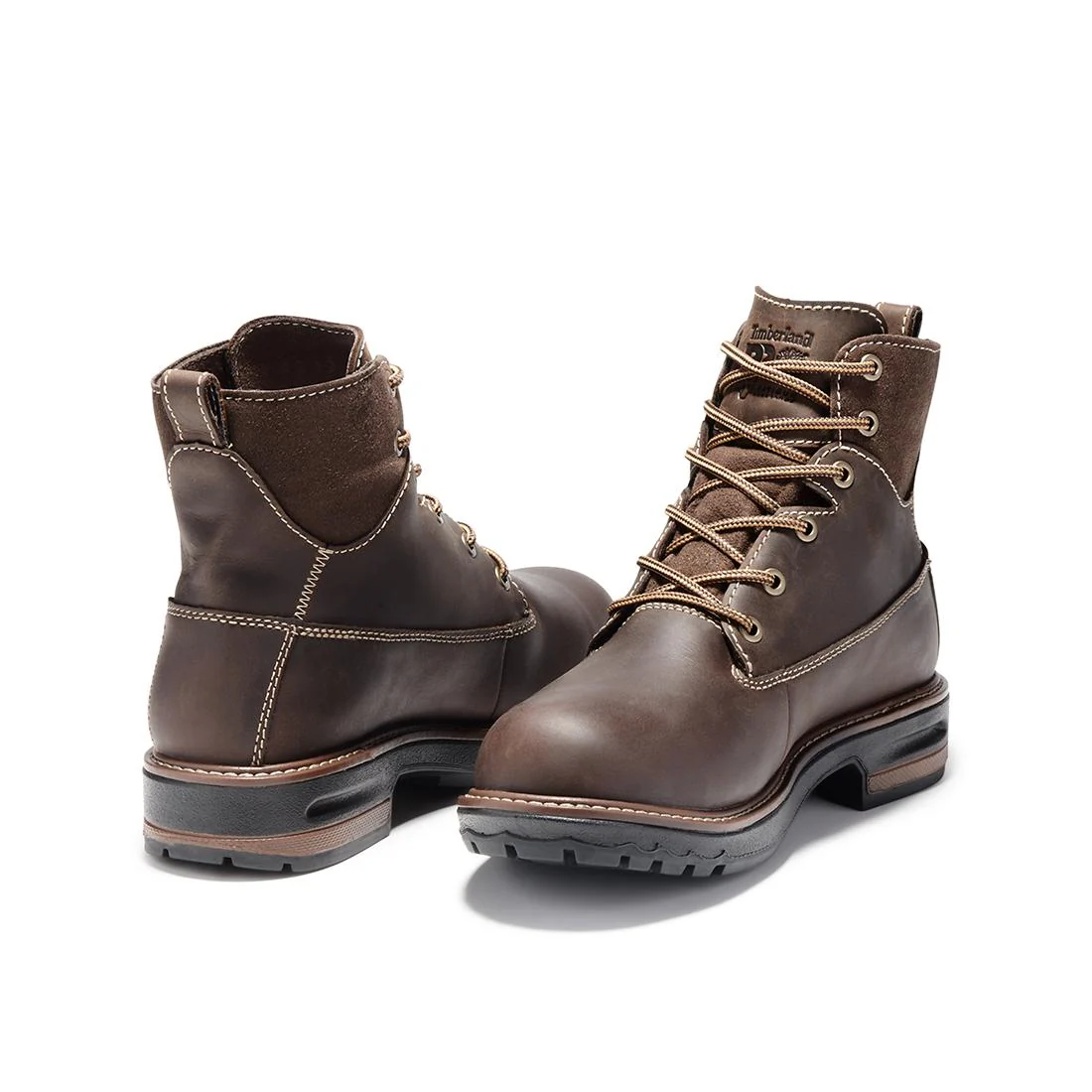Women's Hightower 6-Inch Waterproof Alloy-Toe Work Boot Coffee Brown - Image 5