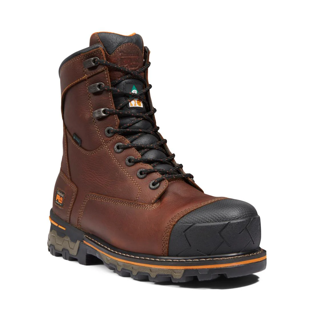 Boondock EV Waterproof CSA Composite Toe Work Boots – Dark Brown - Image 2