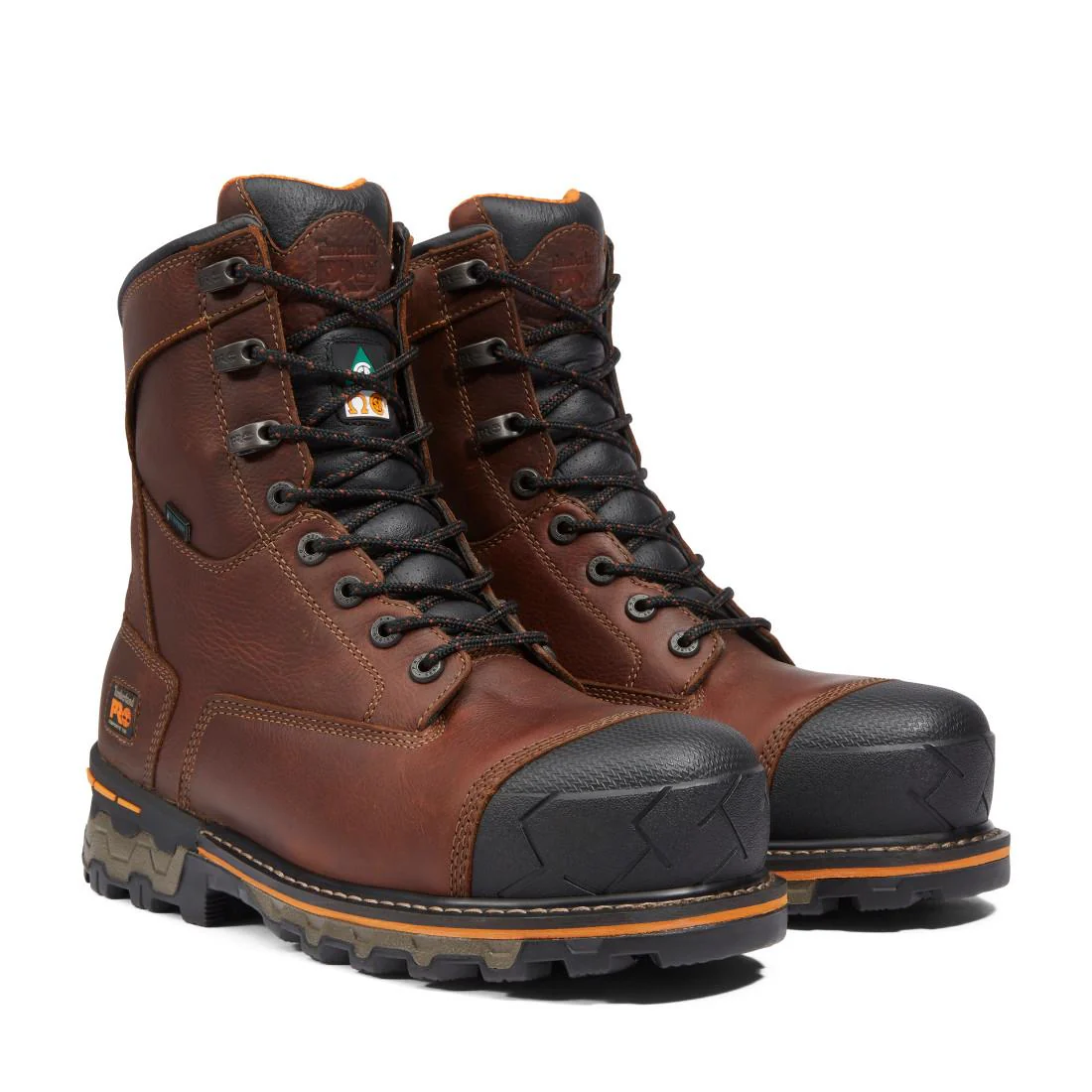 Boondock EV Waterproof CSA Composite Toe Work Boots – Dark Brown - Image 8