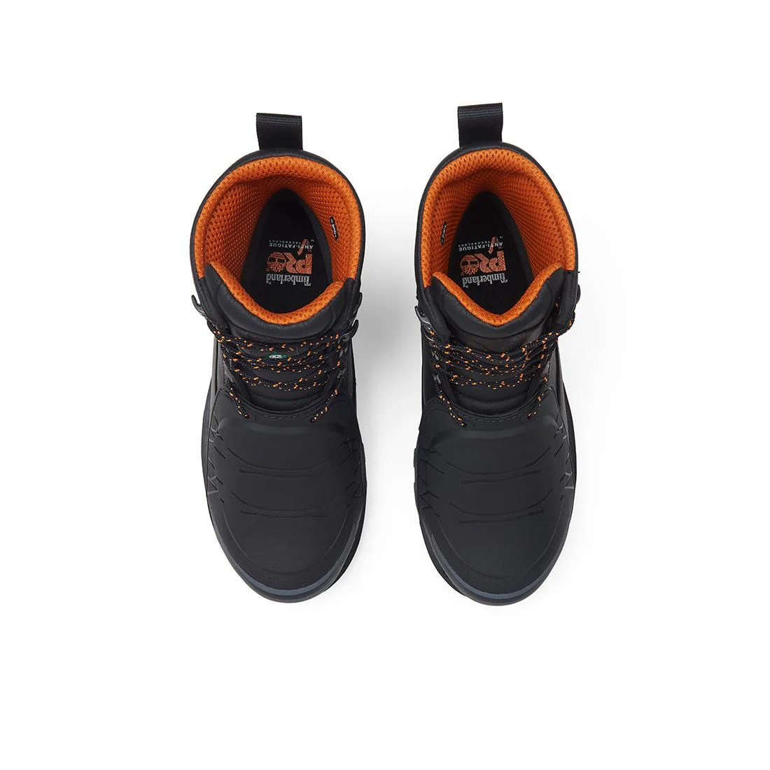 Boondock Emg 8-Inch Composite-Toe Work Boot Ins CSA 200G Full Grain Black/Orange - Image 4