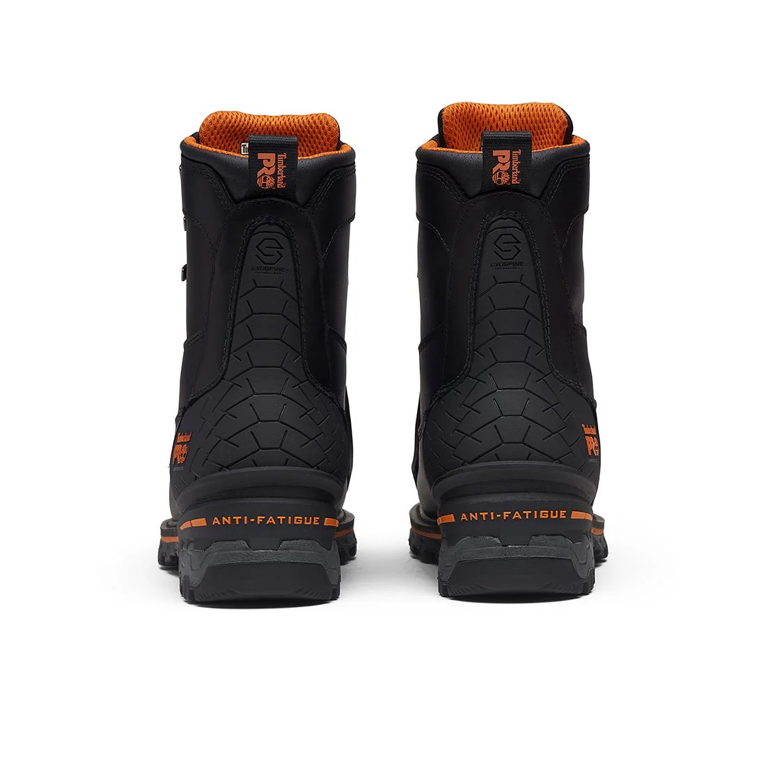Boondock Emg 8-Inch Composite-Toe Work Boot Ins CSA 200G Full Grain Black/Orange - Image 5