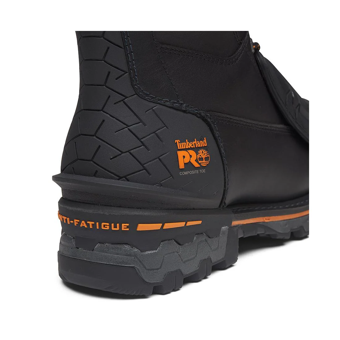 Boondock Emg 8-Inch Composite-Toe Work Boot Ins CSA 200G Full Grain Black/Orange - Image 7