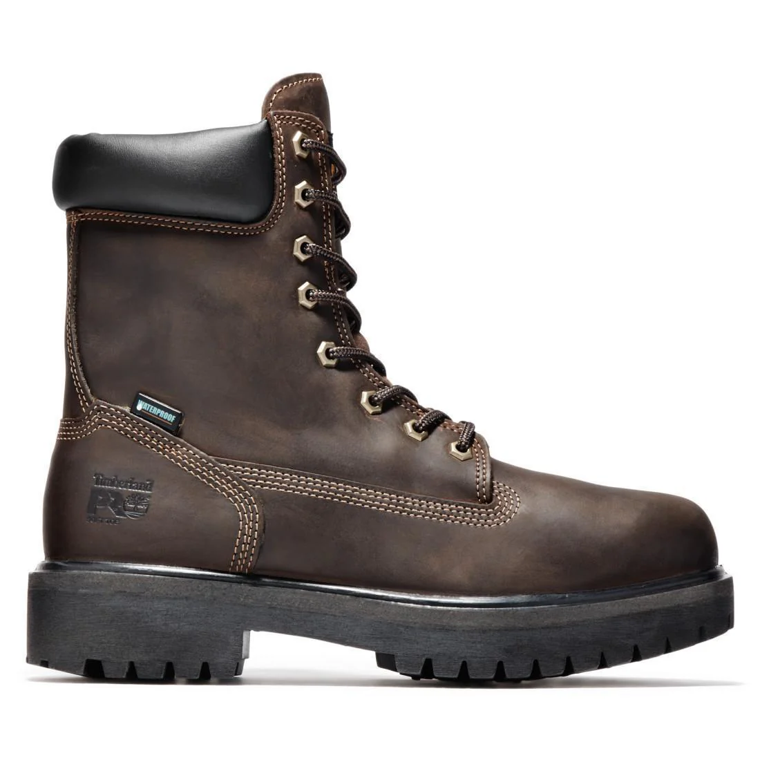 Direct Attach EV Waterproof Composite Toe Met Guard Work Boots – Black
