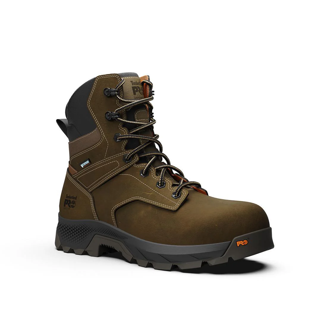 Titan® Ev 8-Inch Waterproof Full Grain Work Boot Medium Brown - Image 2