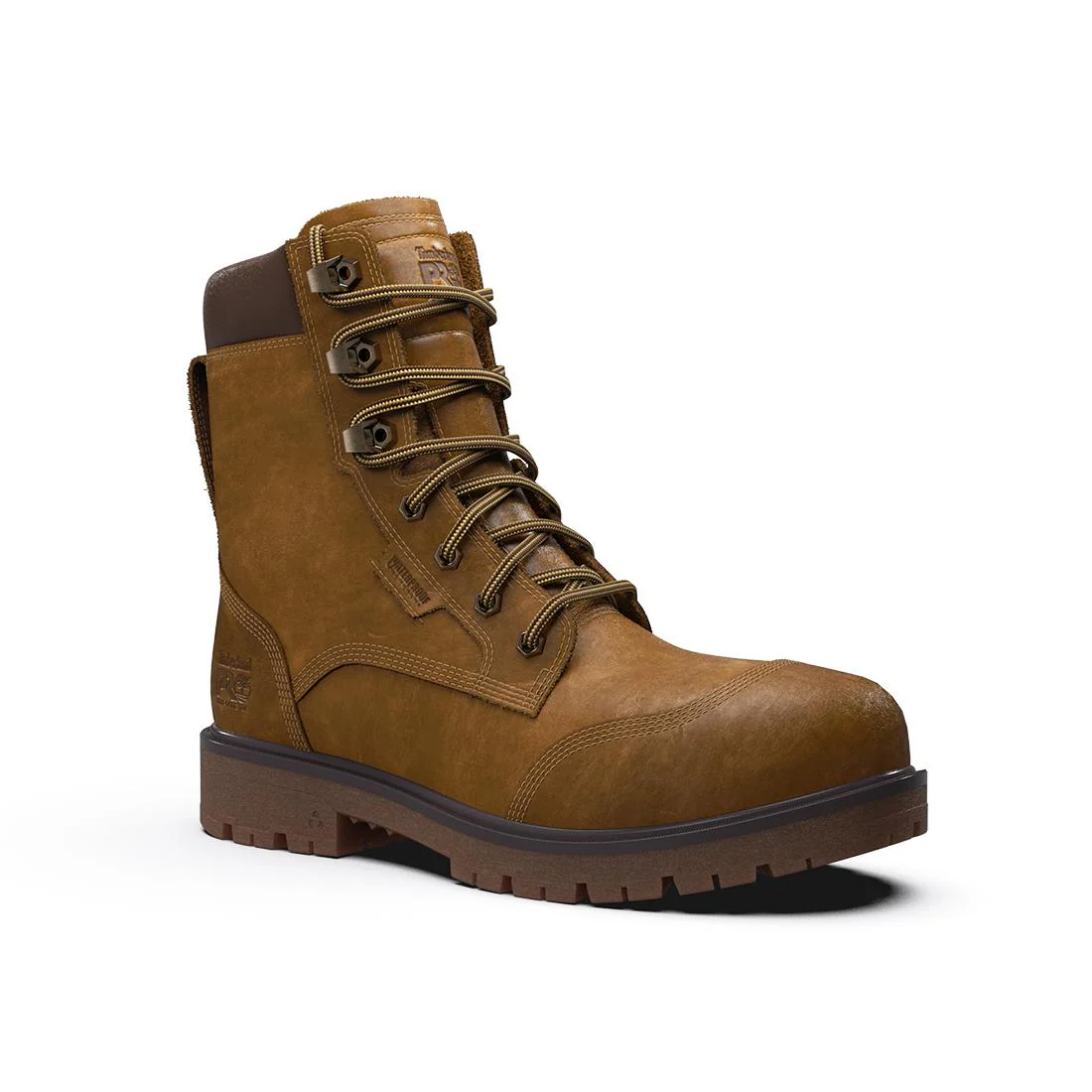 Whitman 8-Inch Waterproof Composite-Toe Work Boot Full Grain Medium Brown - Image 2