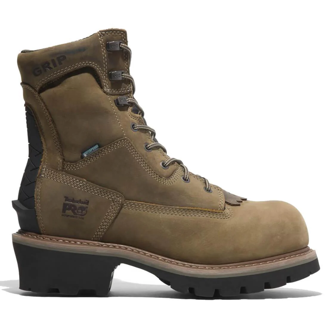 Evergreen EV Waterproof Composite Toe 400g INS Work Boots – Medium Brown