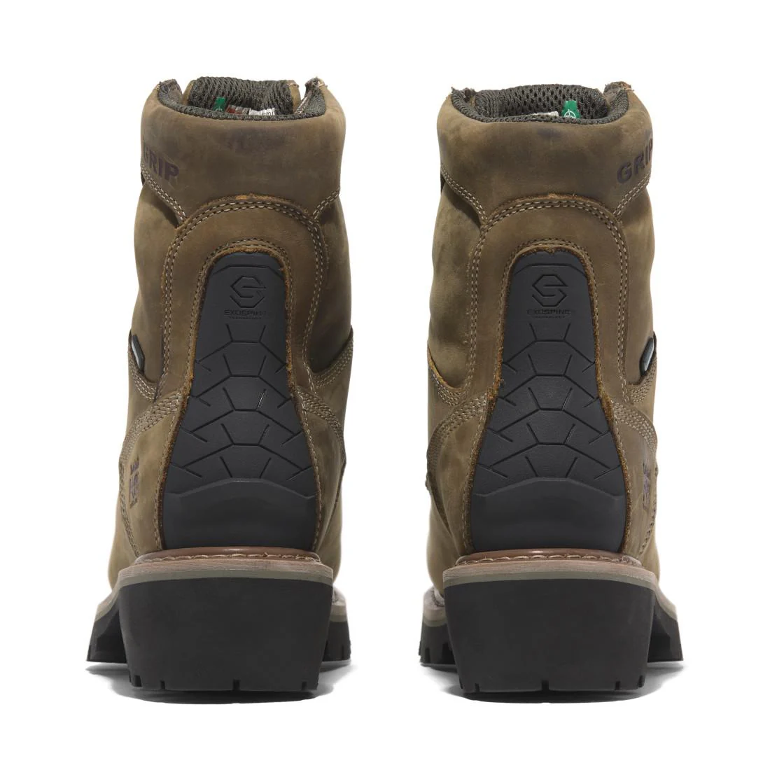 Evergreen EV Waterproof Composite Toe 400g INS Work Boots – Medium Brown - Image 5