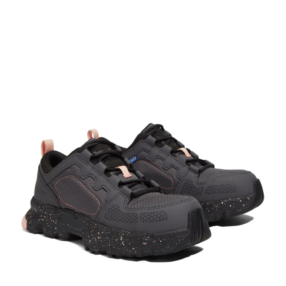 Powertrain EV SD10 Women’s Comp-Toe Work Shoes –  Grey And Pink - Image 4