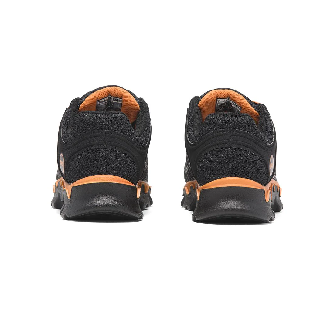 Powertrain Sport Alloy-Toe Work Shoe Black Orange - Image 4