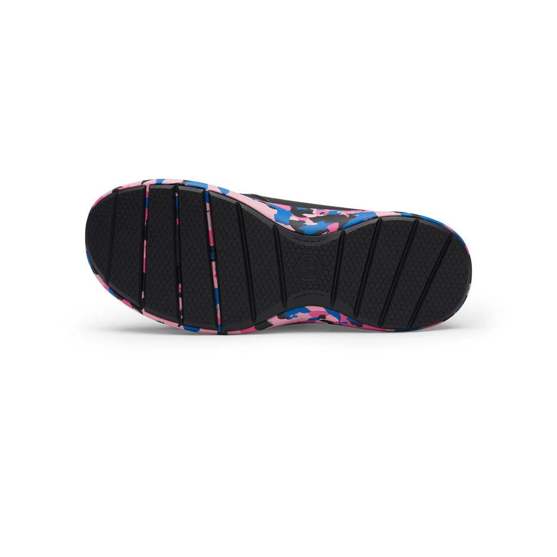 Women's Solace MAX Slip Resistant Shoe Black/Blue - Image 3