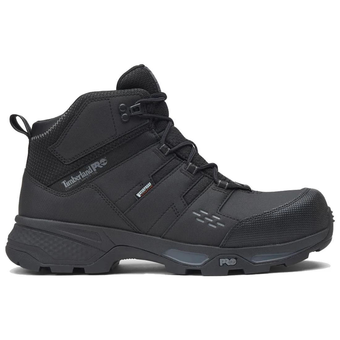 Switchback Lt Waterproof Composite-Toe Work Boot Gripmax Ice Black