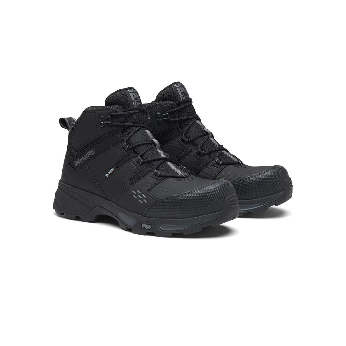 Switchback Lt Waterproof Composite-Toe Work Boot Gripmax Ice Black - Image 2