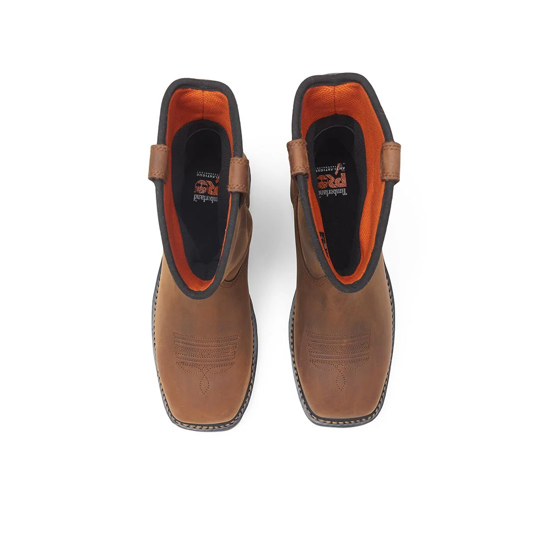 True Grit Waterproof Nano-Toe Pull-On Work Boot Boa Full Grain Medium Brown - Image 5