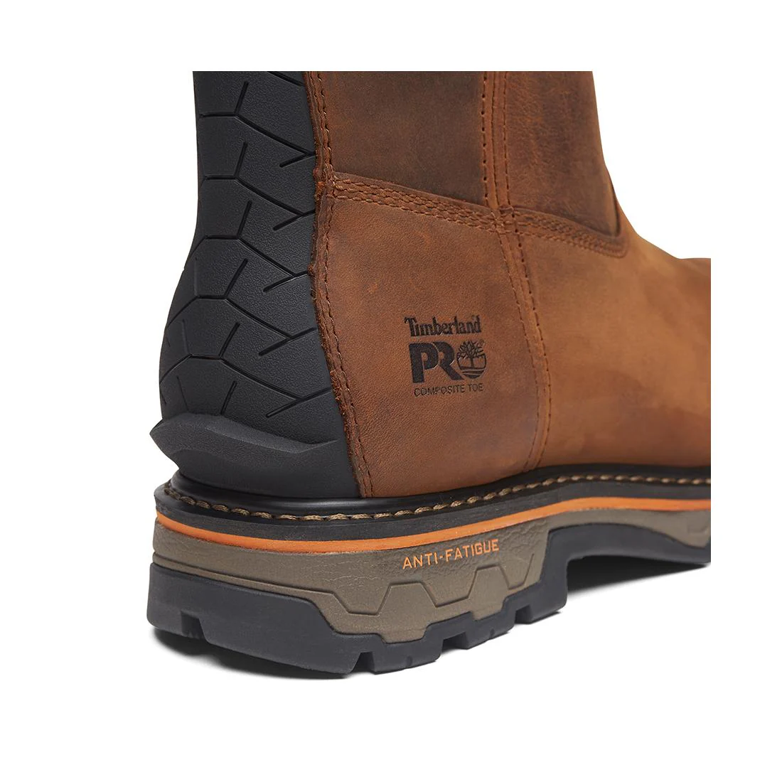True Grit Waterproof Nano-Toe Pull-On Work Boot Boa Full Grain Medium Brown - Image 8