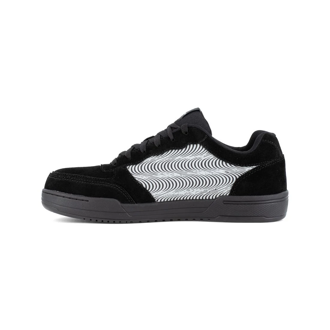 Hybrid Composite-Toe Wedge Sole Work Shoe Black Grey - Image 4