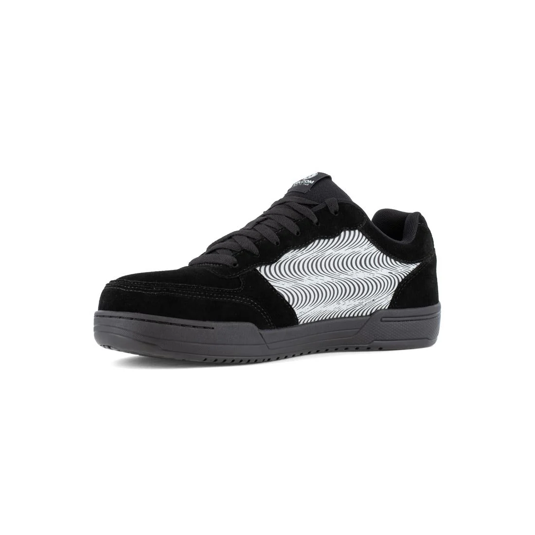 Hybrid Composite-Toe Wedge Sole Work Shoe Black Grey - Image 5