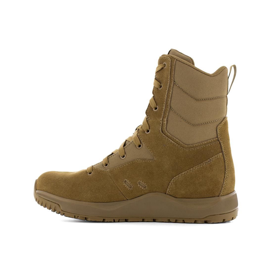 Military 8 Inch Soft-Toe Boot Tan - Image 4