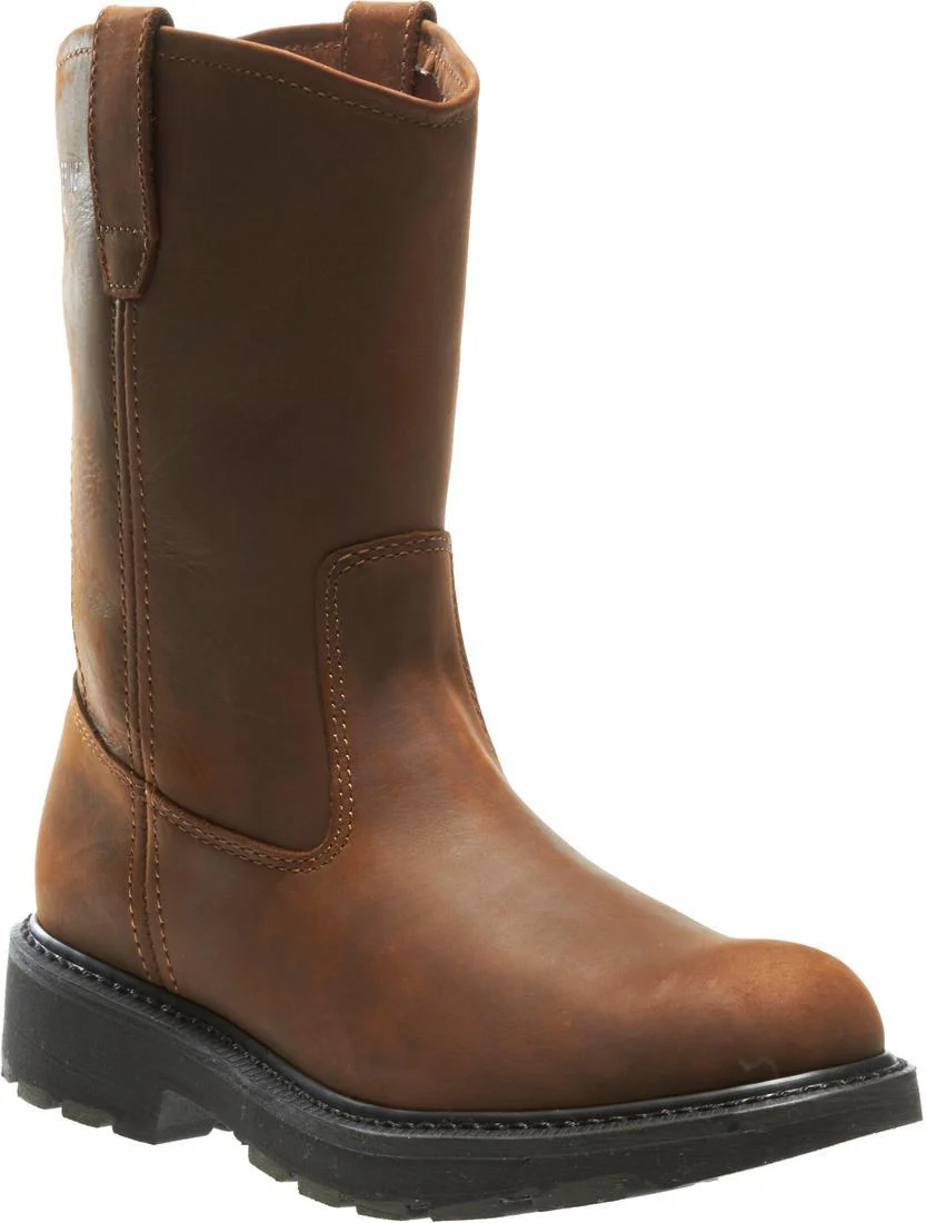 Dd Work Soft-Toe Pull On Work Boot Dark Brown - Image 2
