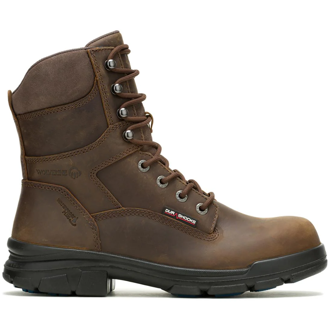 DuraShocks® SR Icon 8" Soft Toe WP Work Boot – Dark Brown