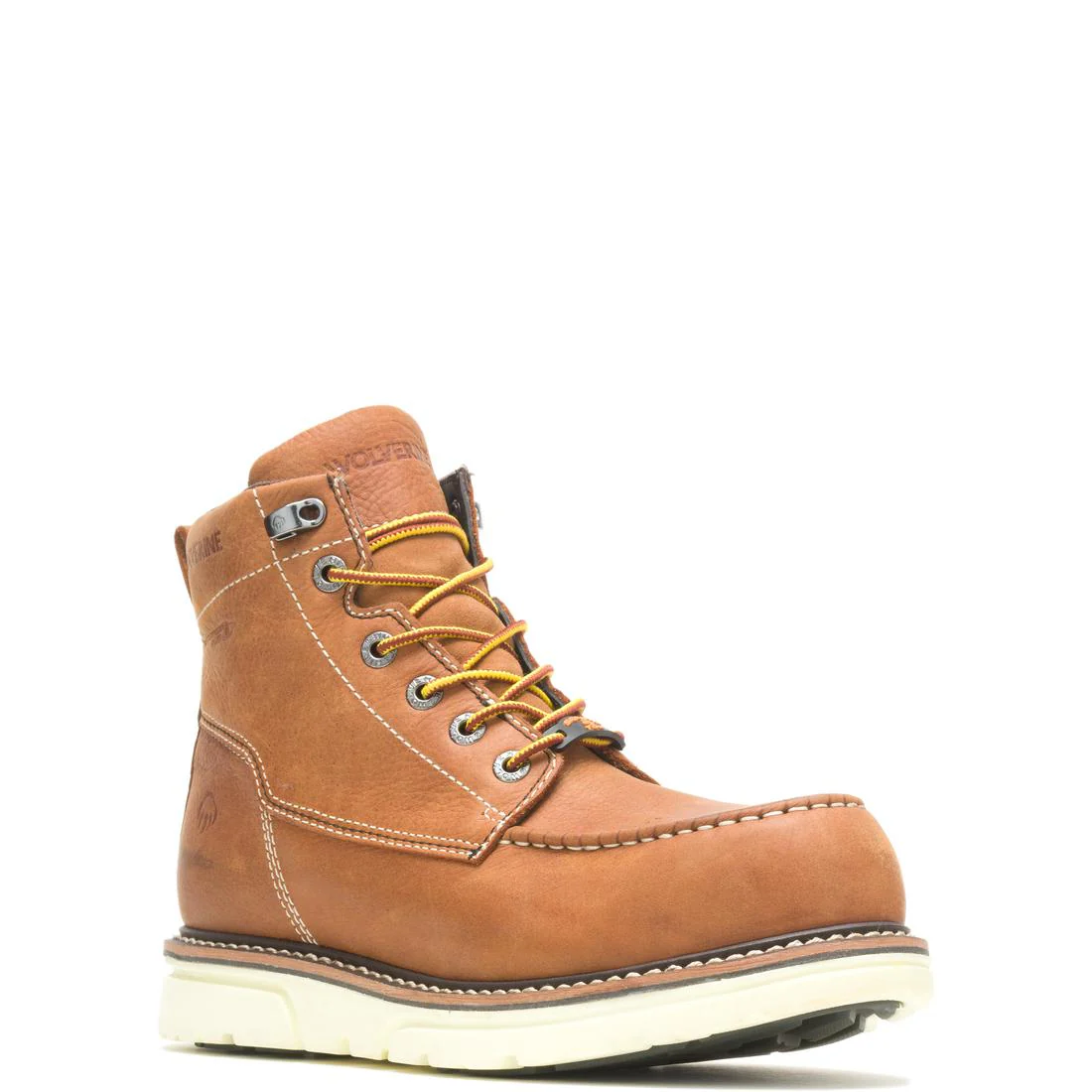 I-90 DuraShocks® 6" Moc Toe Waterproof Soft Toe Work Boot – Tan - Image 2