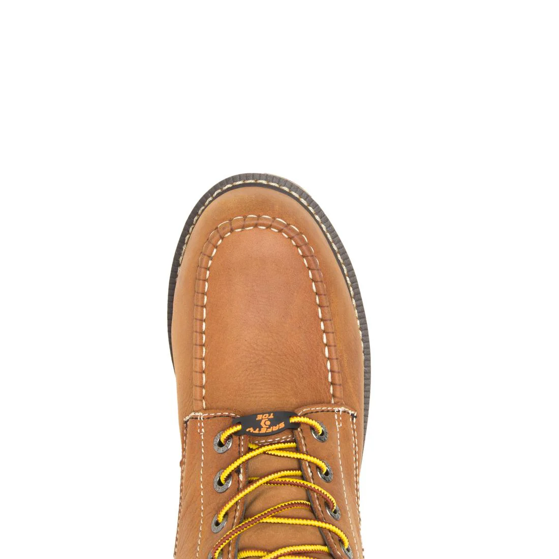 I-90 DuraShocks® 6" Moc Toe Waterproof Soft Toe Work Boot – Tan - Image 4
