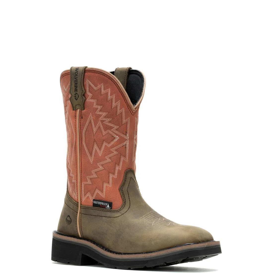 Rancher Arrow Women's Steel-Toe Pull-On Wellington WP Work Boot Rose - Image 2