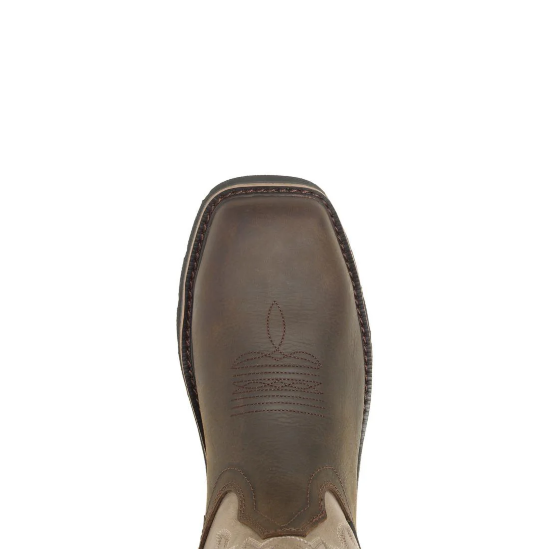 Rancher Dark Taupe Steel-Toe Waterproof Pull-On Wellington Work Boot - Image 3