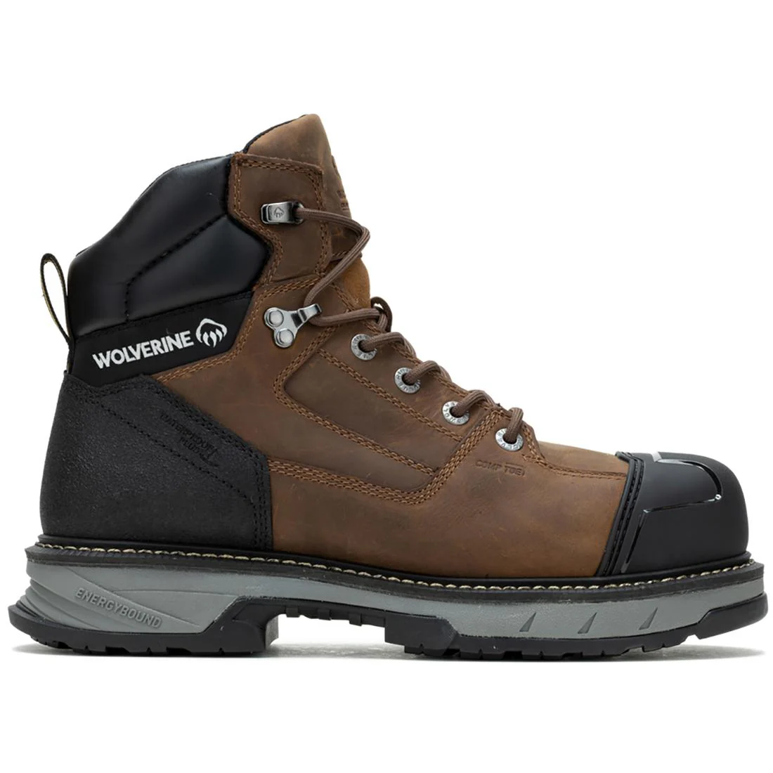 ReForce EnergyBound™ Heavy-Duty 6" Waterproof CarbonMax® Work Boot – Brown