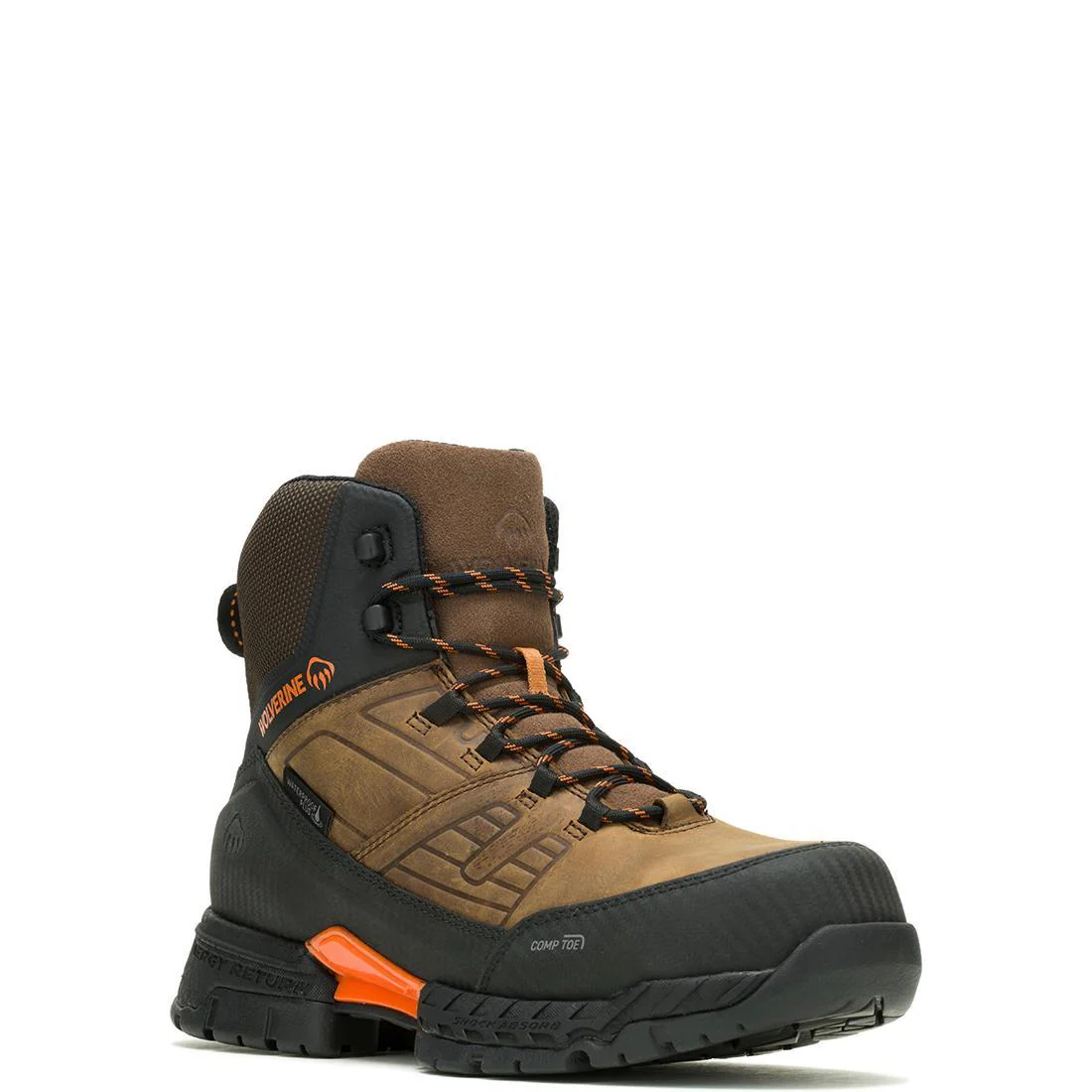 Surge LX Energy Rebound CarbonMax Work Boot Brown - Image 2