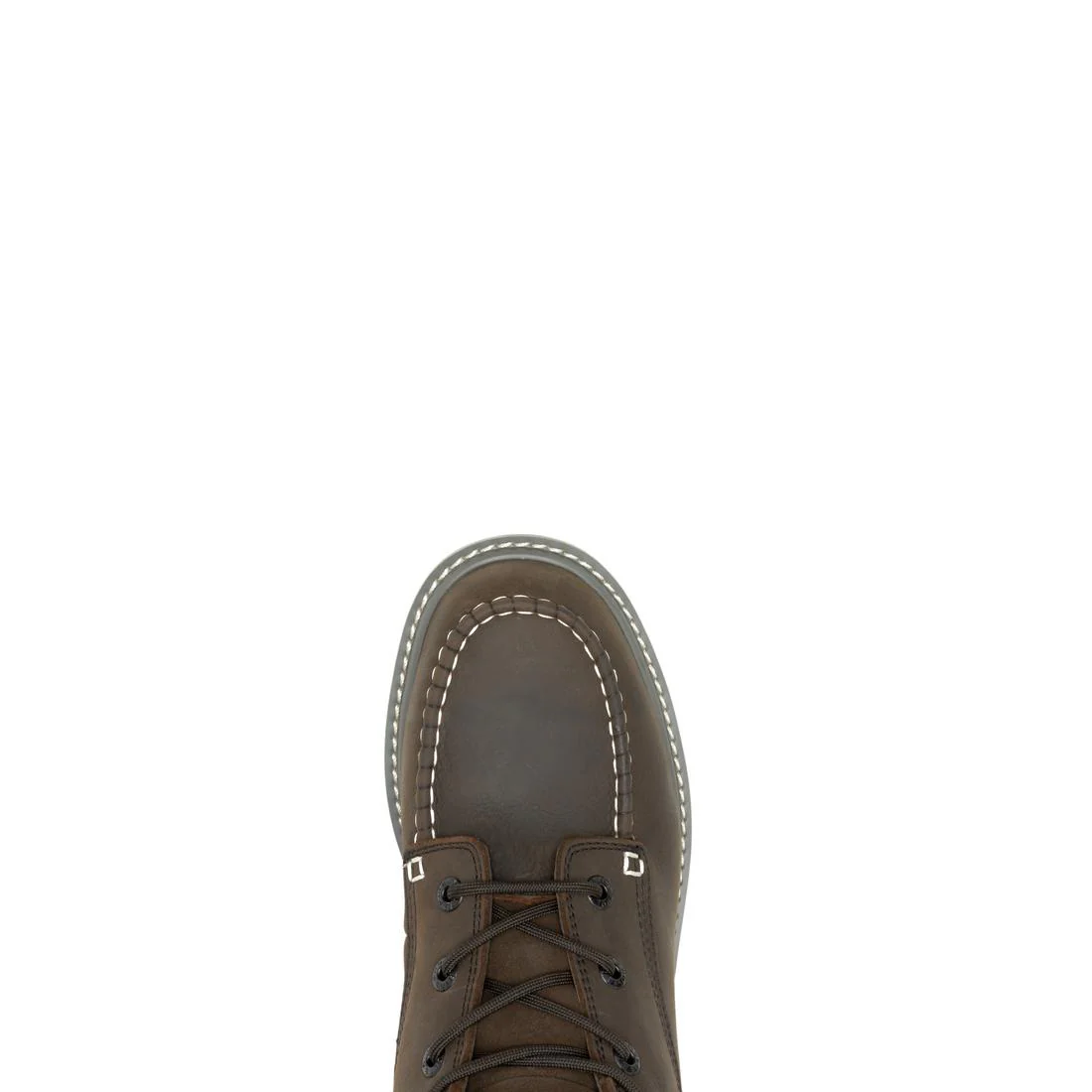 Trade Wedge Moc-Toe 6" Soft-Toe Work Boot Dark Brown - Image 4