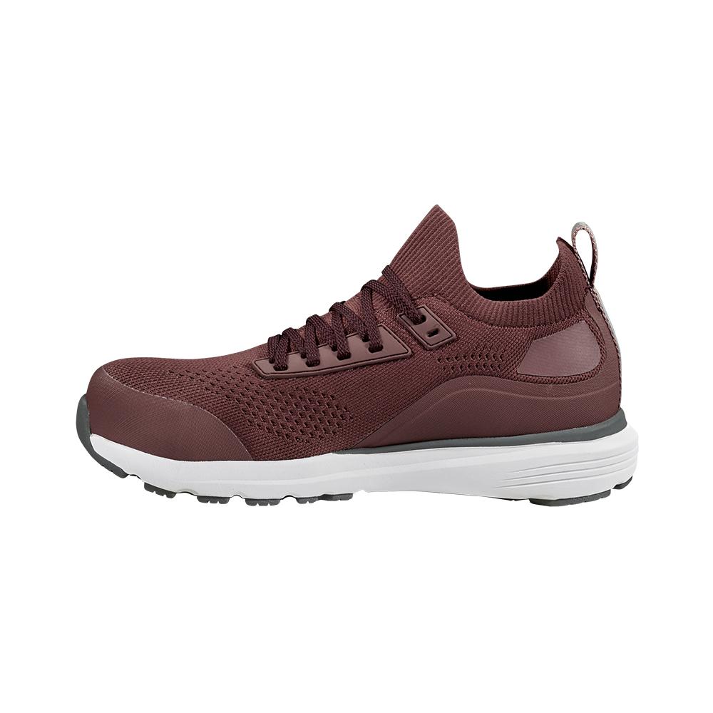 Women's Haslett 3 Inch Nano-Toe ESD Work Shoe Burgundy - Image 7