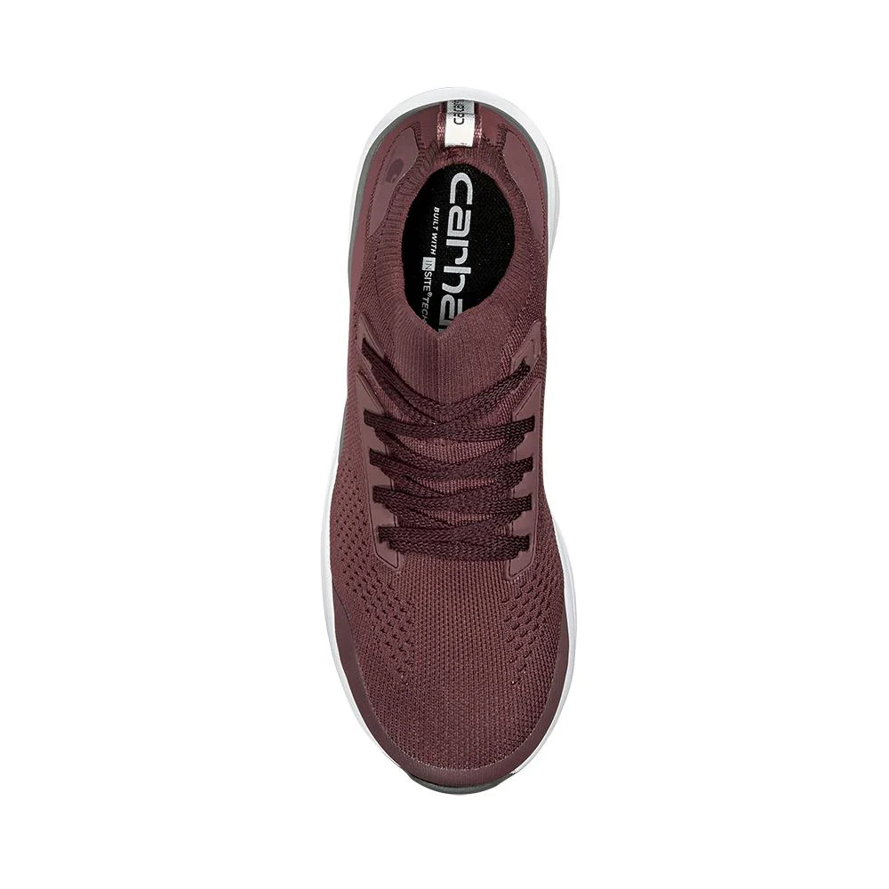 Women's Haslett 3 Inch Nano-Toe ESD Work Shoe Burgundy - Image 8