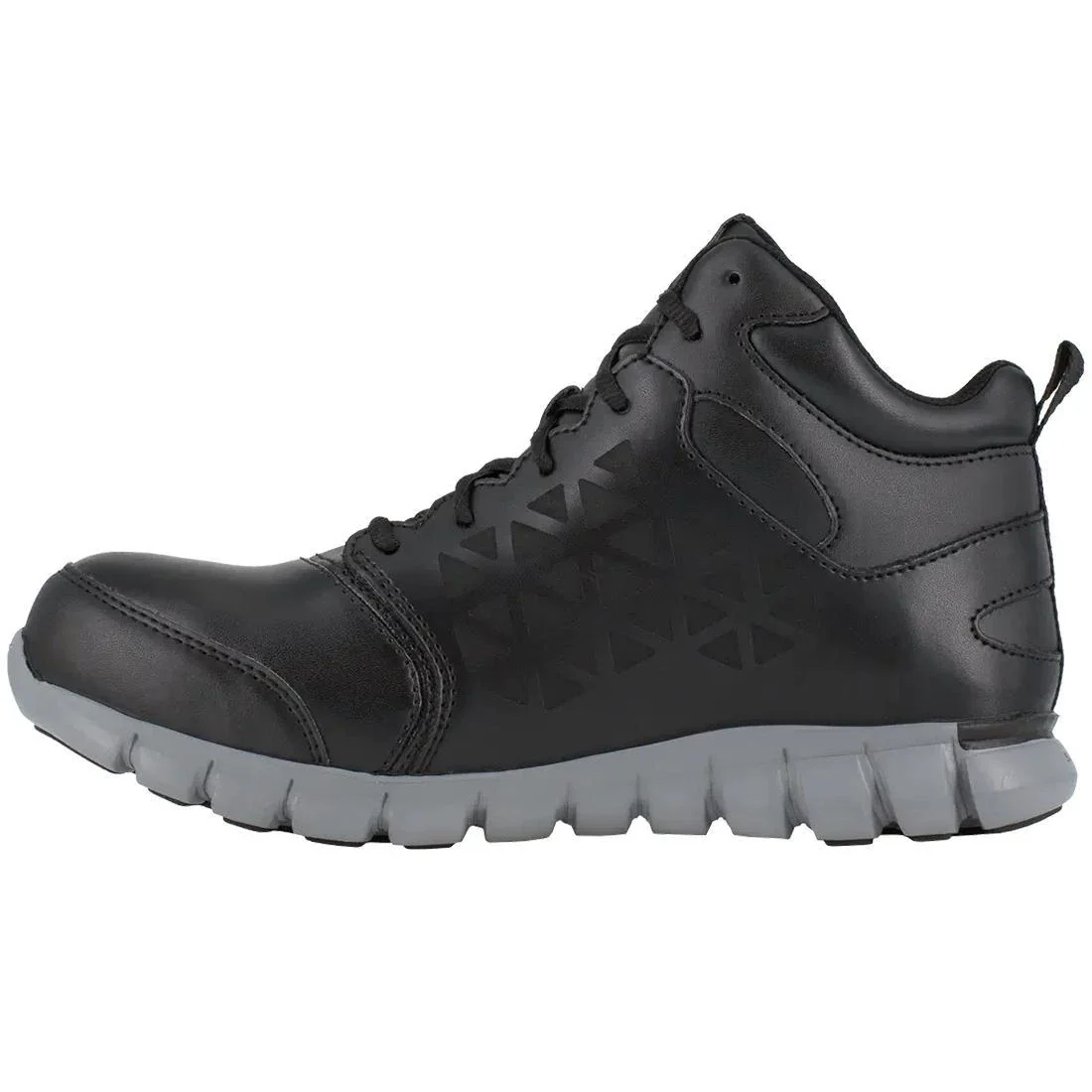 Women's Sublite Cushion Alloy-Toe Mid Cut Athletic Work Boot Black - Image 2
